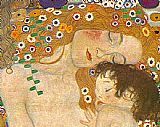 Three Ages of Woman - Mother and Child (Detail) by Gustav Klimt